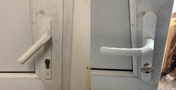 upvc door handle and lock repair and replacement in stockport